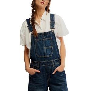 Free People We The Free Good Luck Barrel Dungarees